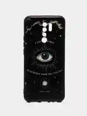 Индиго силиконовый чехол для Xiaomi Redmi 9, с принтом, с рисунком (Сяоми Редми 9)