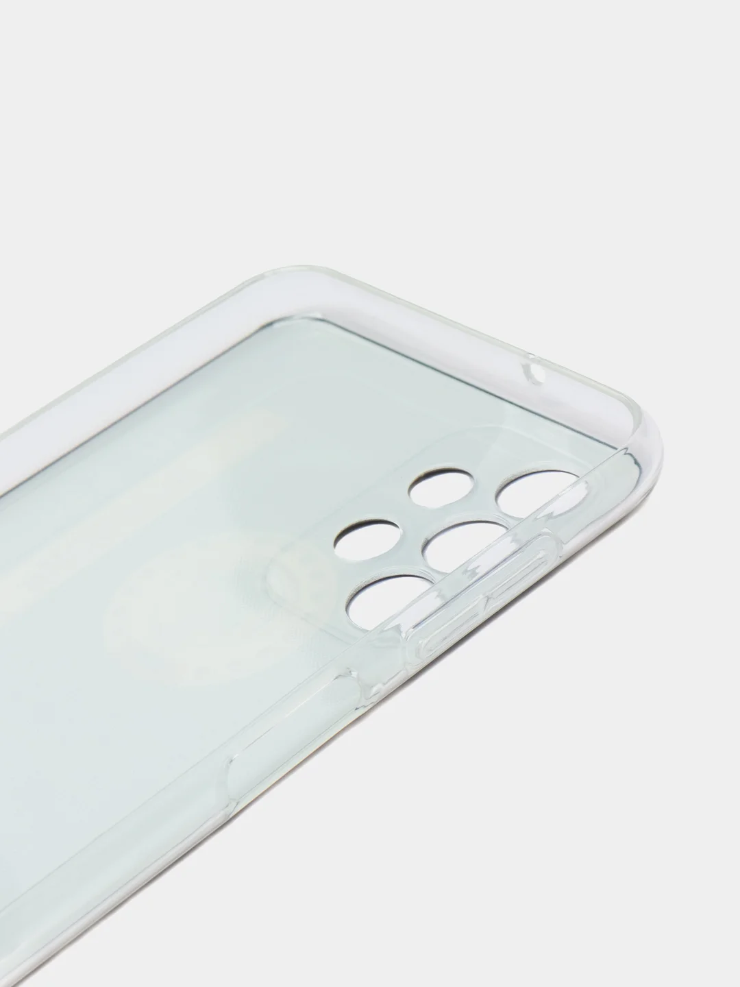 Хром силиконовый чехол на Samsung Galaxy A13 4G / Самсунг А13 4G прозрачный, с рисунком