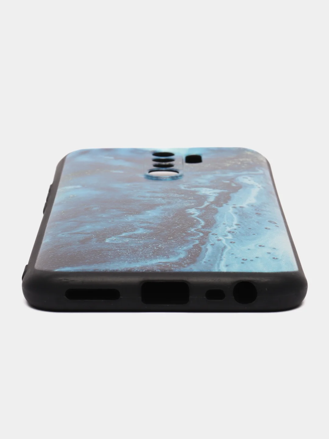 Тёмно-бирюзовый силиконовый чехол для Xiaomi Redmi 9, с принтом, с рисунком (Сяоми Редми 9)