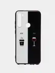 Бирюзовый силиконовый чехол для Xiaomi Redmi Note 8T, с принтом, с рисунком (Сяоми Редми Ноут 8Т)