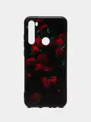 Оранжевый силиконовый чехол для Xiaomi Redmi Note 8T, с принтом, с рисунком (Сяоми Редми Ноут 8Т)
