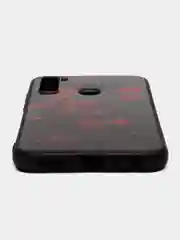 Оранжевый силиконовый чехол для Xiaomi Redmi Note 8T, с принтом, с рисунком (Сяоми Редми Ноут 8Т)
