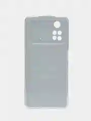Черный силиконовый чехол на Xiaomi POCO M4 Pro 4G / Поко М4 Про 4G с рисунком, защита камеры