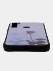 Серебряный силиконовый чехол для Xiaomi Redmi Note 8T, с принтом, с рисунком (Сяоми Редми Ноут 8Т)