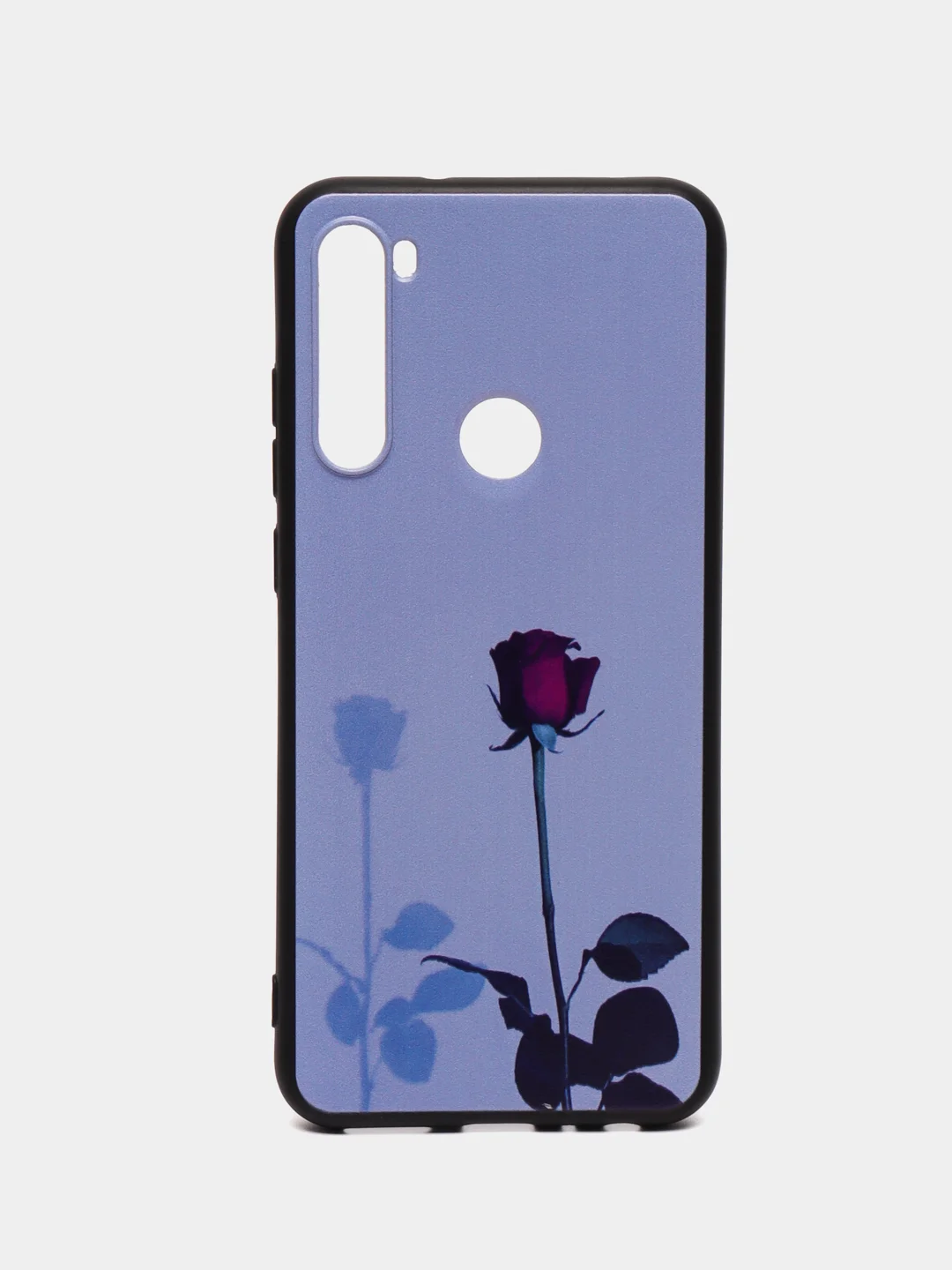Серебряный силиконовый чехол для Xiaomi Redmi Note 8T, с принтом, с рисунком (Сяоми Редми Ноут 8Т)