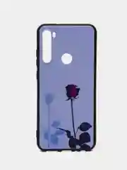 Серебряный силиконовый чехол для Xiaomi Redmi Note 8T, с принтом, с рисунком (Сяоми Редми Ноут 8Т)