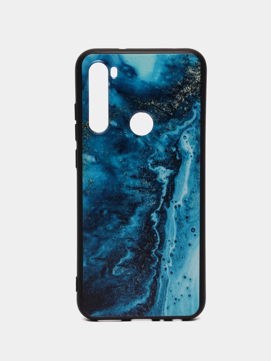 Тёмно-бирюзовый силиконовый чехол для Xiaomi Redmi Note 8T, с принтом, с рисунком (Сяоми Редми Ноут 8Т)