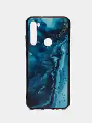 Тёмно-бирюзовый силиконовый чехол для Xiaomi Redmi Note 8T, с принтом, с рисунком (Сяоми Редми Ноут 8Т)