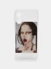 Багровый силиконовый чехол для Realme 10 Pro 5G, с принтом, с рисунком (Реалми 10 Про 5 джи)