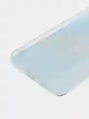 Голубой силиконовый чехол на Xiaomi Poco C40 / Сяоми Поко С40 прозрачный с рисунком, защита камеры