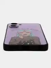 Пурпурный силиконовый чехол для Realme 10 Pro 5G, с принтом, с рисунком (Реалми 10 Про 5 джи)