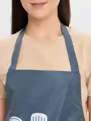 Тёмно-бирюзовый фартук кухонный COOKING