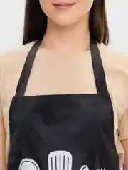 Черный фартук кухонный COOKING