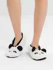 Черный домашние тапочки с животными