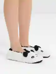 Черный домашние тапочки с животными