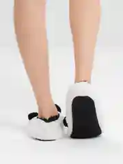 Черный домашние тапочки с животными