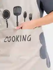 Молочный фартук кухонный COOKING