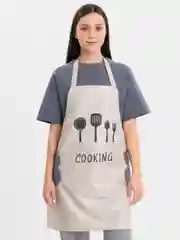 Молочный фартук кухонный COOKING