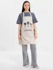 Молочный фартук кухонный COOKING
