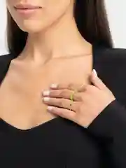 Лесной зеленый кольца из бисера набор