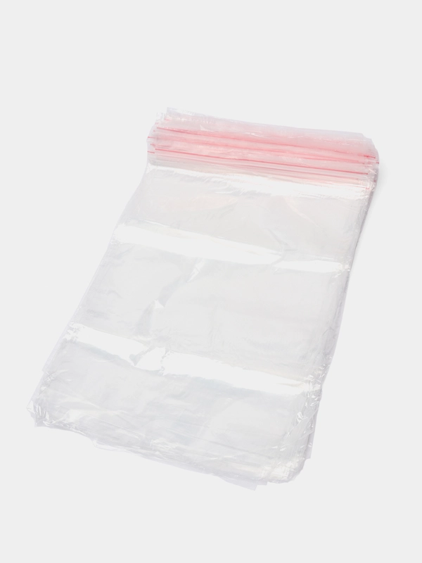 Зип-лок пакеты 12 х 17 см, 100 штук, гриппер, с замком зип-лок (zip-lock)