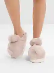 Конфетный тапочки домашние теплые, "Котики"