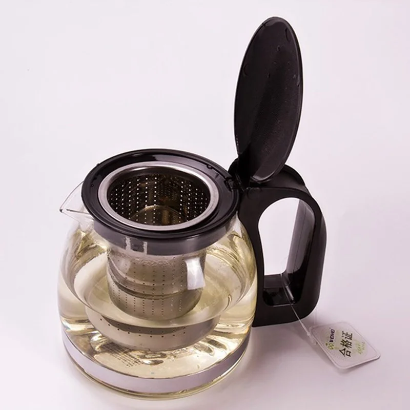 Чайник заварочный 1600 ml стекло-пластик