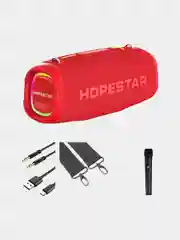Зелёный хаки портативная акустика Hopestar A6Max 80W с микрофоном