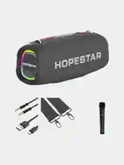 Зелёный хаки портативная акустика Hopestar A6Max 80W с микрофоном