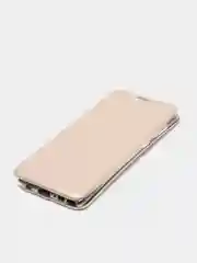 Золотой чехол-книжка для Realme C11 (2020), C12, C35