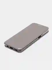 Серый чехол-книжка для Realme C11 (2020), C12, C35