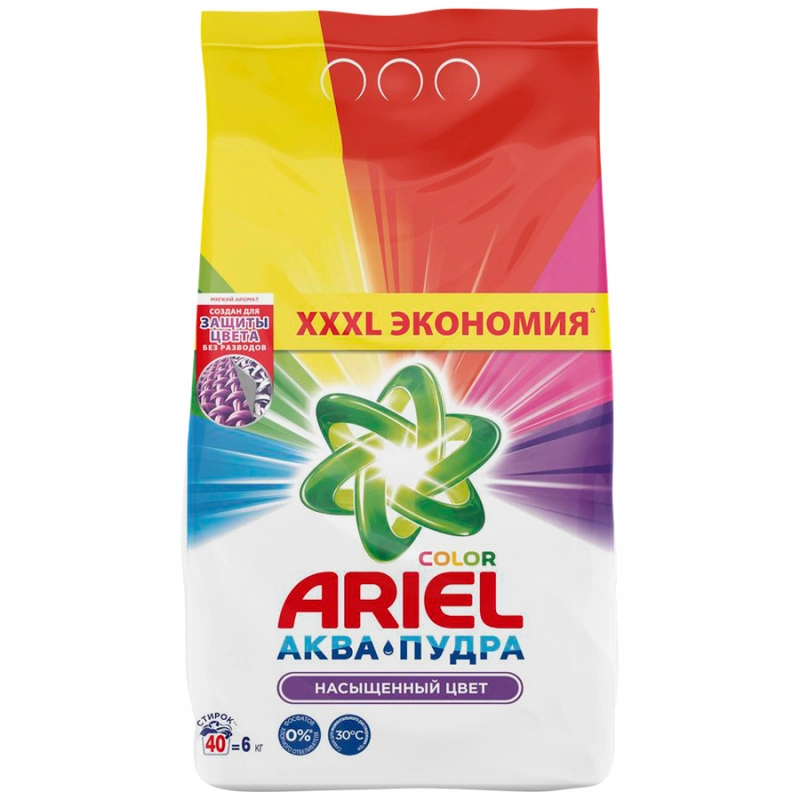 Стиральный порошок Ariel Автомат Color 40 стирок 6 кг