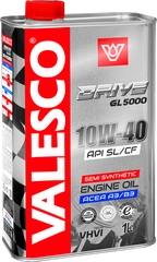 Масло VALESCO DRIVE GL 5000 10/40 API SL/CF п/синтетическое 1 л