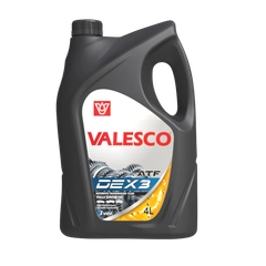 Масло VALESCO ATF Dexron III трансмиссионное, 4 л ПЭ