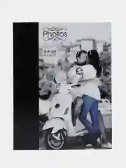 Черный фотоальбом 100 фото, 10х15, "Путешествие", твёрдая обложка