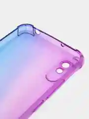 Фиолетовый чехол градиентный Xiaomi Redmi Note 8/8T/9/9T/9A/7/7A/8A/10/11/9C/10C Pro/K40