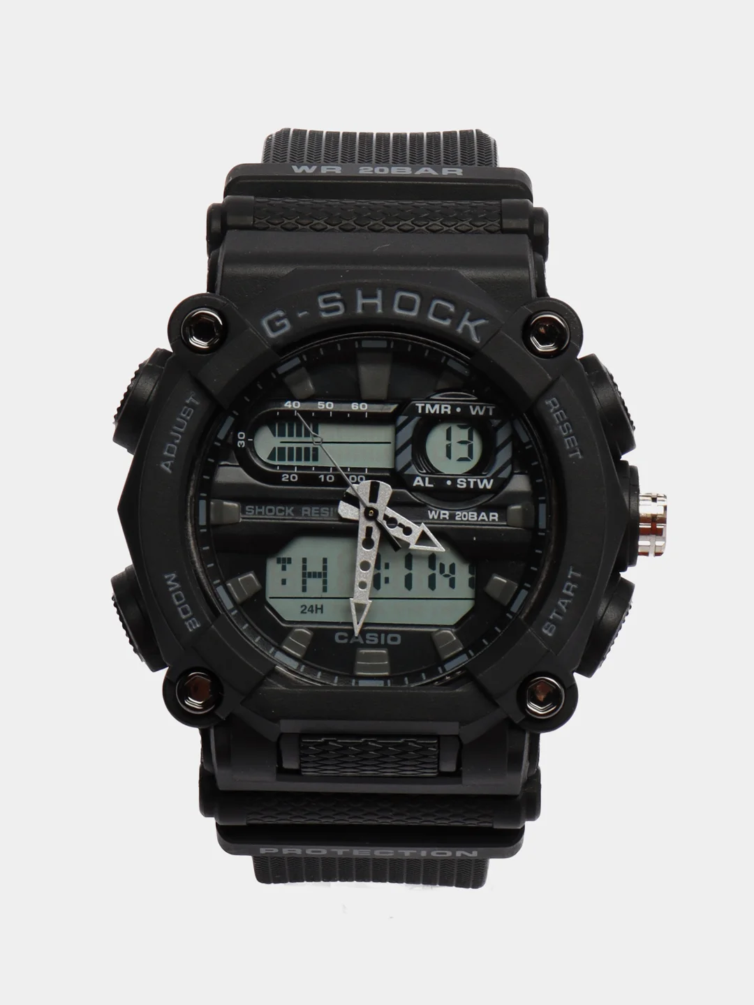 Черный наручные военные электронные мужские часы Casio G-Shock
