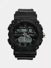 Черный наручные военные электронные мужские часы Casio G-Shock