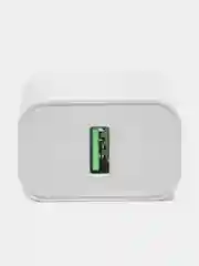 Белый быстрая зарядка micro BA72A Spring QC3.0, набор с кабелем Micro-USB, СЗУ, быстрая зарядка
