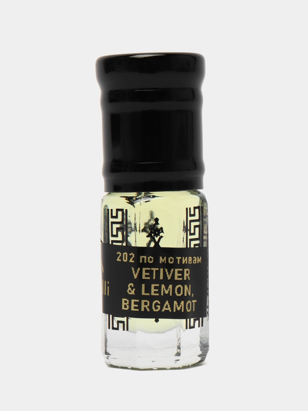Духи по мотивам Vetiver & Lemon, Bergamot, масляные, 3 мл