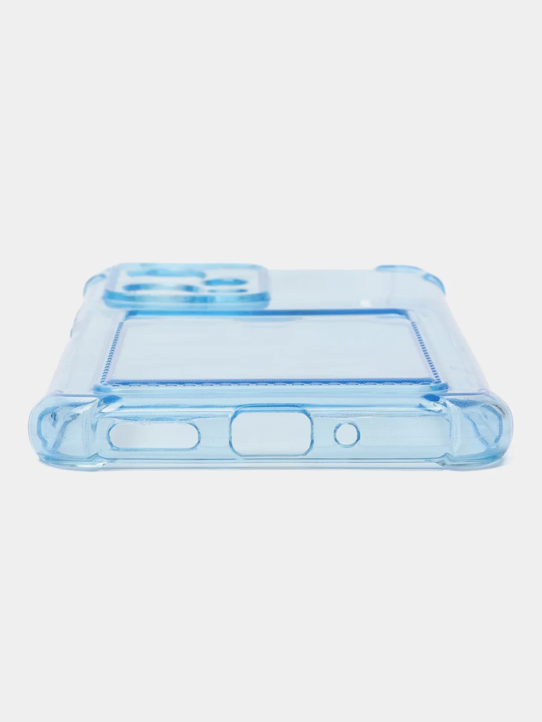 Светло-синий чехол для Xiaomi POCO X5 5G (Сяоми Поко Х5 5 Джи), с карманом для карт