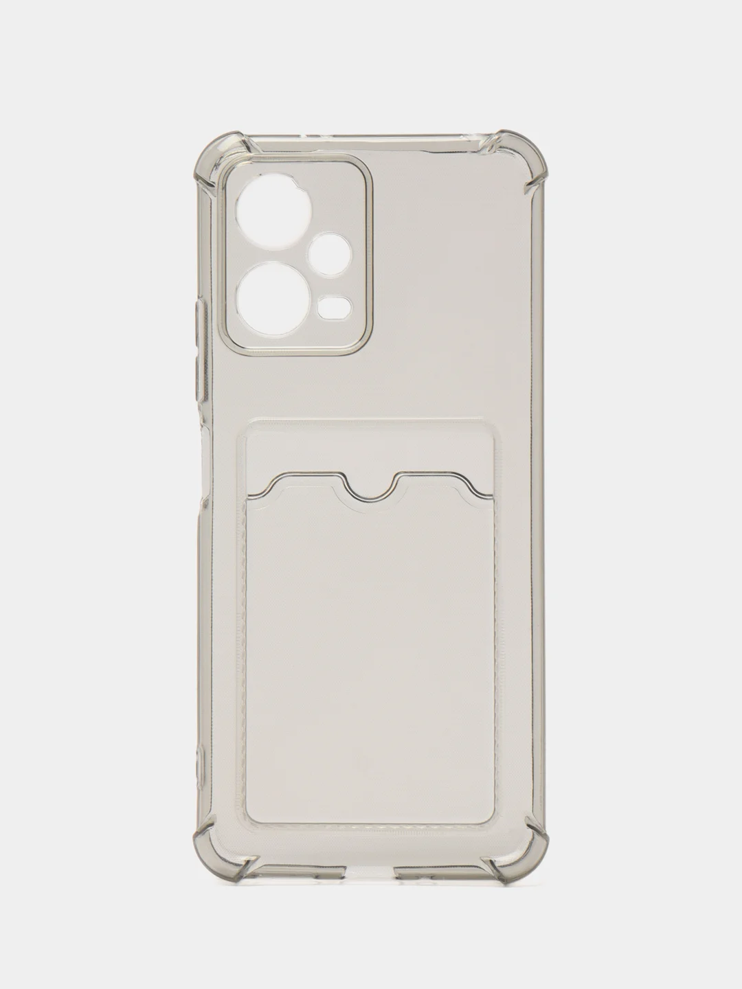 Хром чехол для Xiaomi POCO X5 5G (Сяоми Поко Х5 5 Джи), с карманом для карт