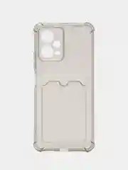Хром чехол для Xiaomi POCO X5 5G (Сяоми Поко Х5 5 Джи), с карманом для карт