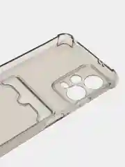 Хром чехол для Xiaomi POCO X5 5G (Сяоми Поко Х5 5 Джи), с карманом для карт
