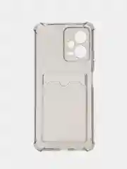 Хром чехол для Xiaomi POCO X5 5G (Сяоми Поко Х5 5 Джи), с карманом для карт