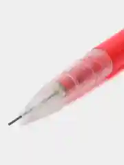 Красный карандаш простой чернографитный механический с ластиком