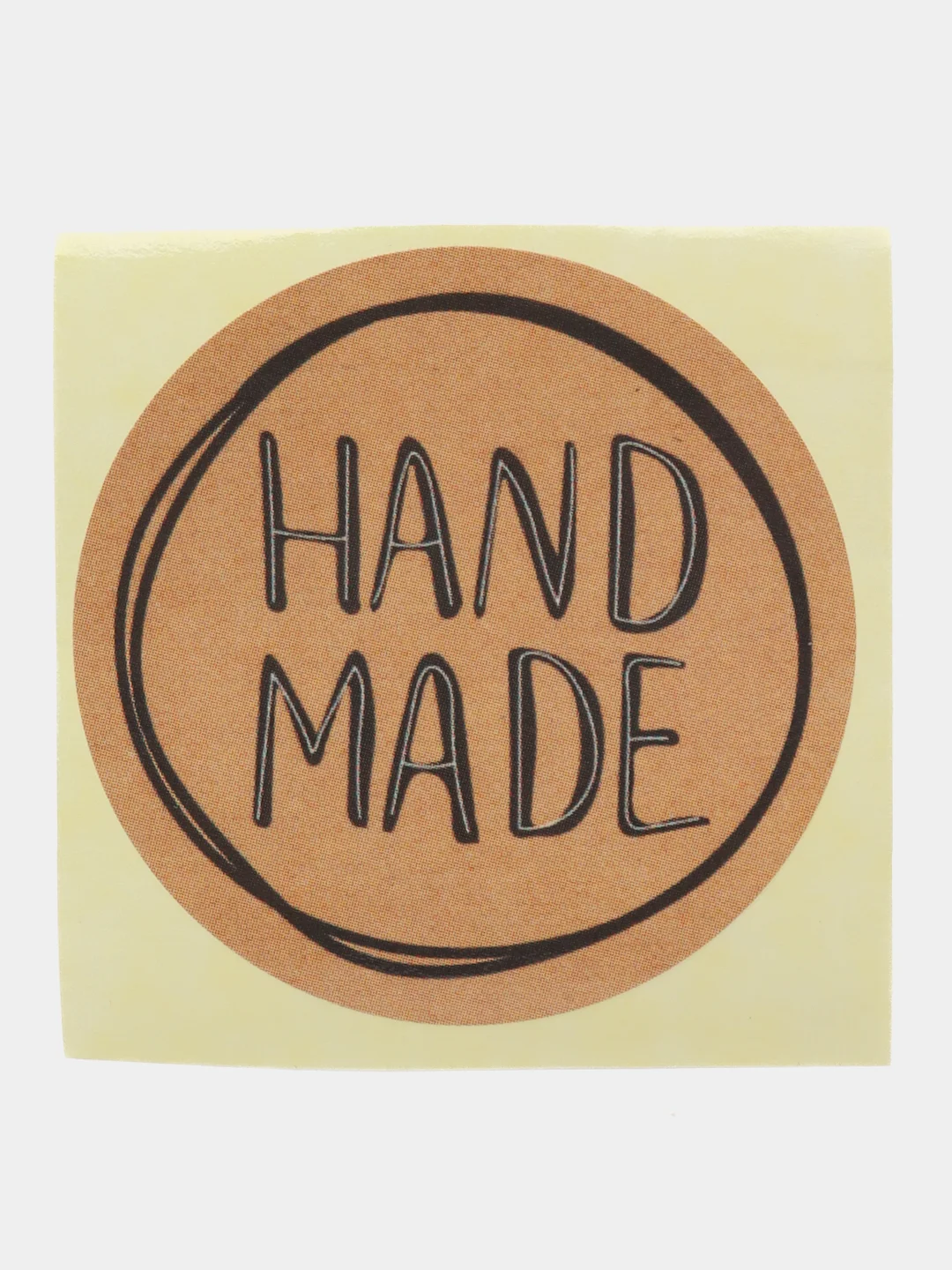 Наклейки "Hand Made" (Ручная работа), 4 х 4 см, 50 шт