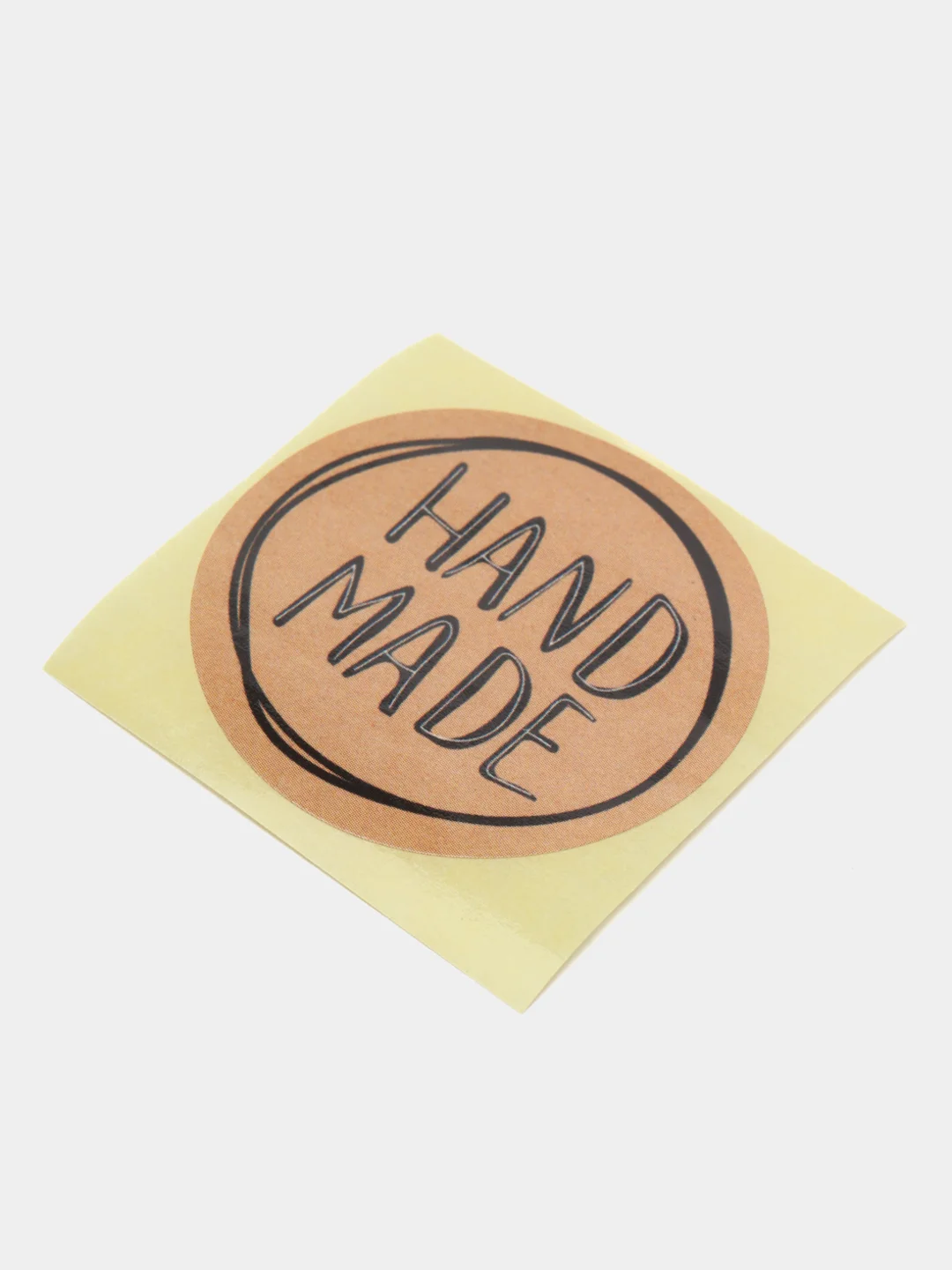 Наклейки "Hand Made" (Ручная работа), 4 х 4 см, 50 шт