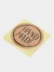 Наклейки "Hand Made" (Ручная работа), 4 х 4 см, 50 шт