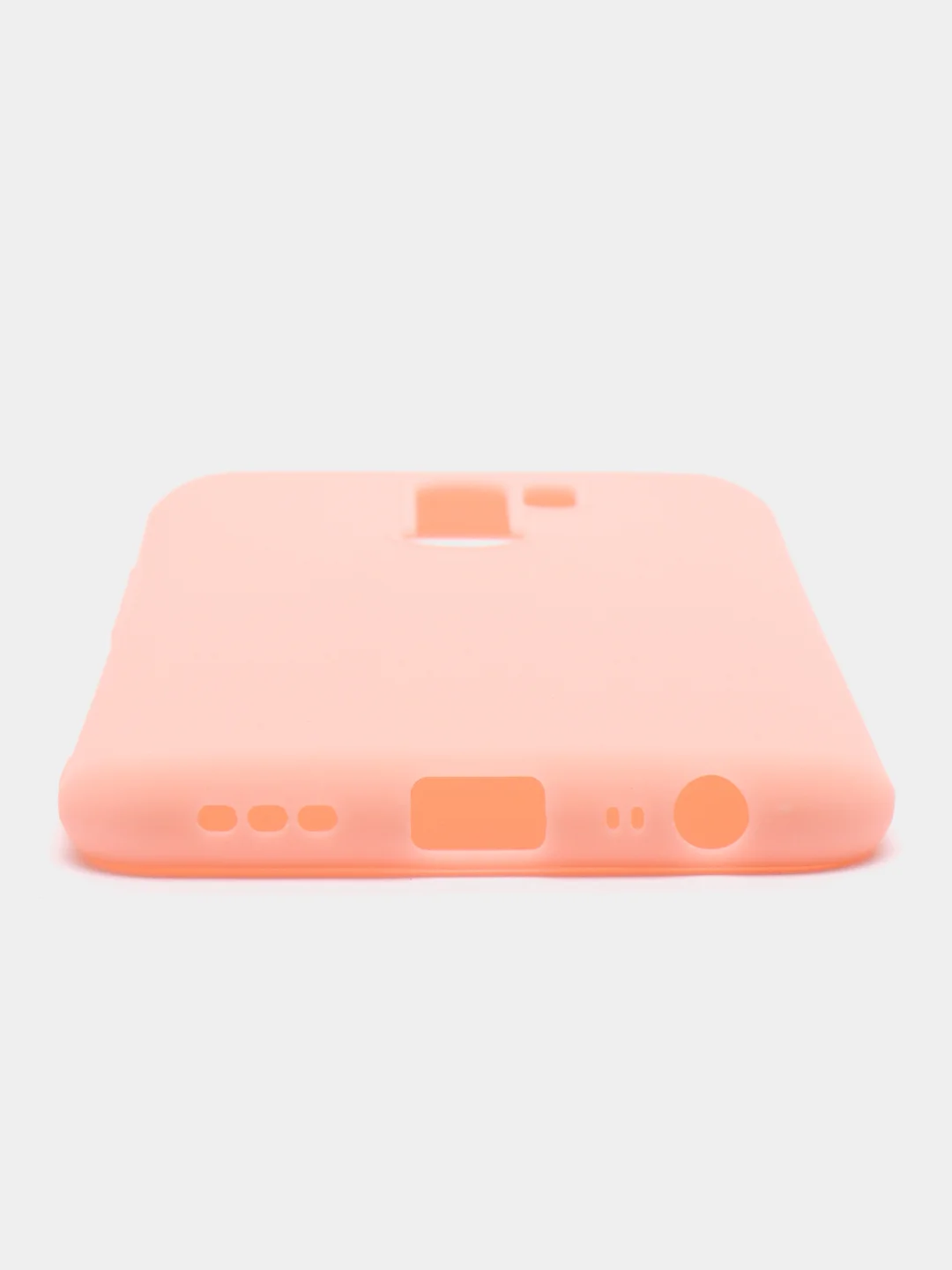 Коралловый меланж чехол силиконовый для Xiaomi Redmi 9, накладка, бампер черный LuxCase
